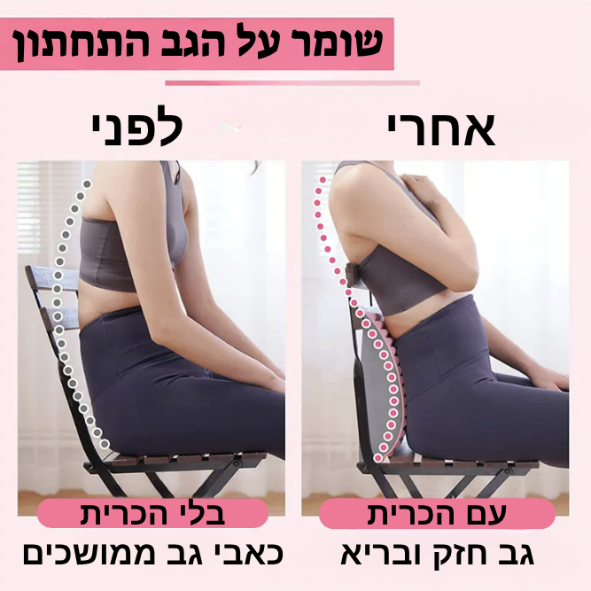 BackEase™ – מכשיר למתיחת הגב צוואר ורגליים