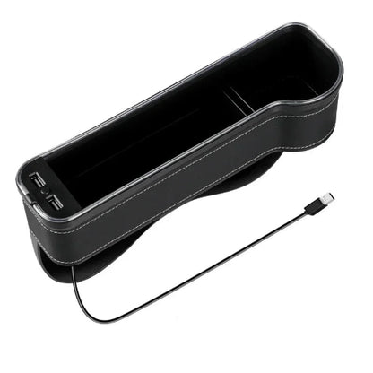 מחזיק צד למושב הרכב עם USB שעוזר לכל נהג