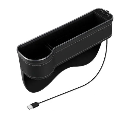 מחזיק צד למושב הרכב עם USB שעוזר לכל נהג