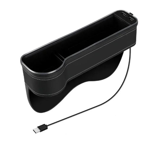 מחזיק צד למושב הרכב עם USB שעוזר לכל נהג